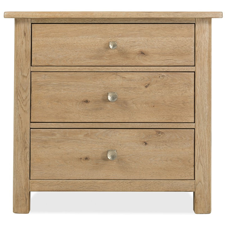 Driftwood - Three-Drawer Nightstand - Buckboard
