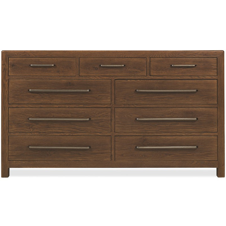 Driftwood - Nine-Drawer Dresser - Medium Wood