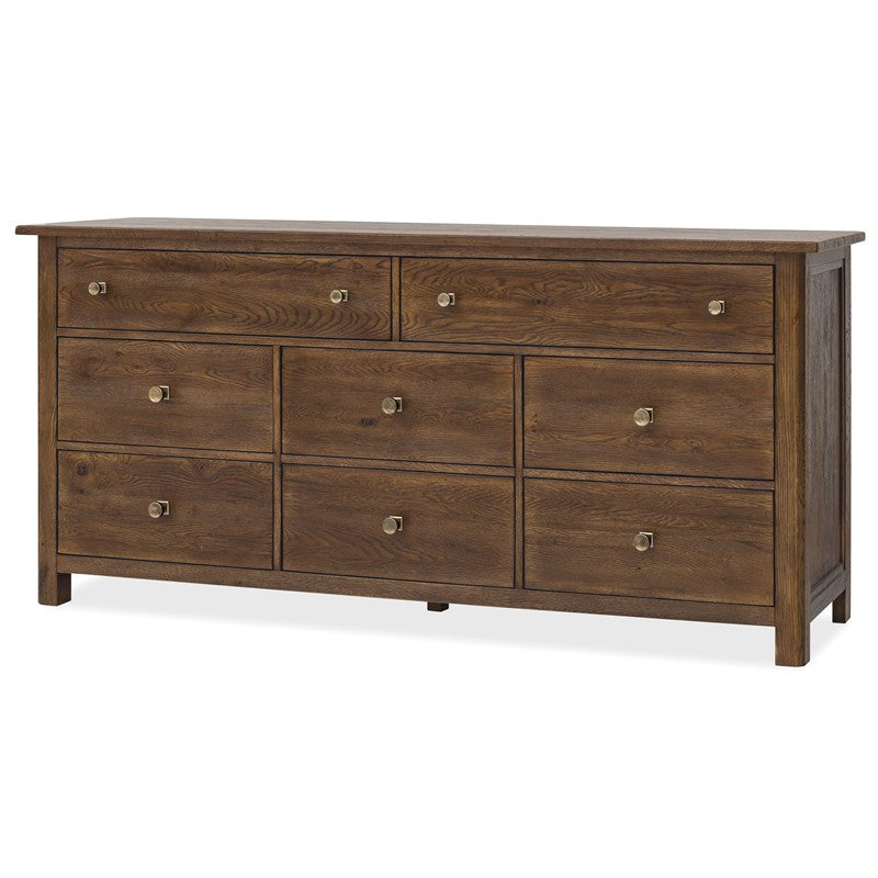 Driftwood - Eight-Drawer Dresser - Worn Saddle