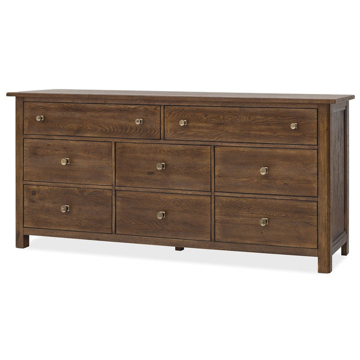 Driftwood - Eight-Drawer Dresser - Worn Saddle