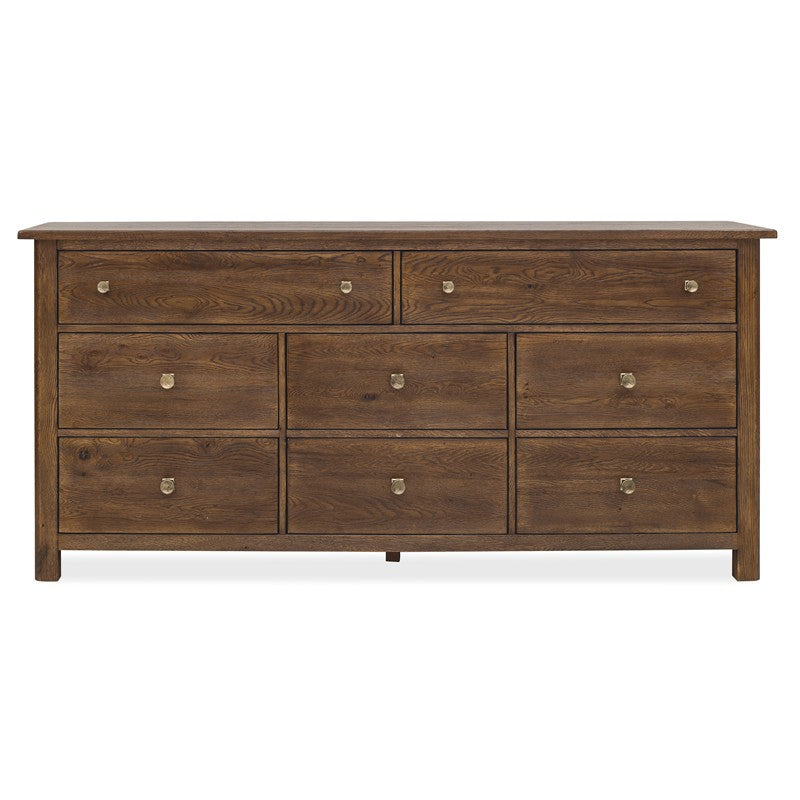 Driftwood - Eight-Drawer Dresser - Worn Saddle
