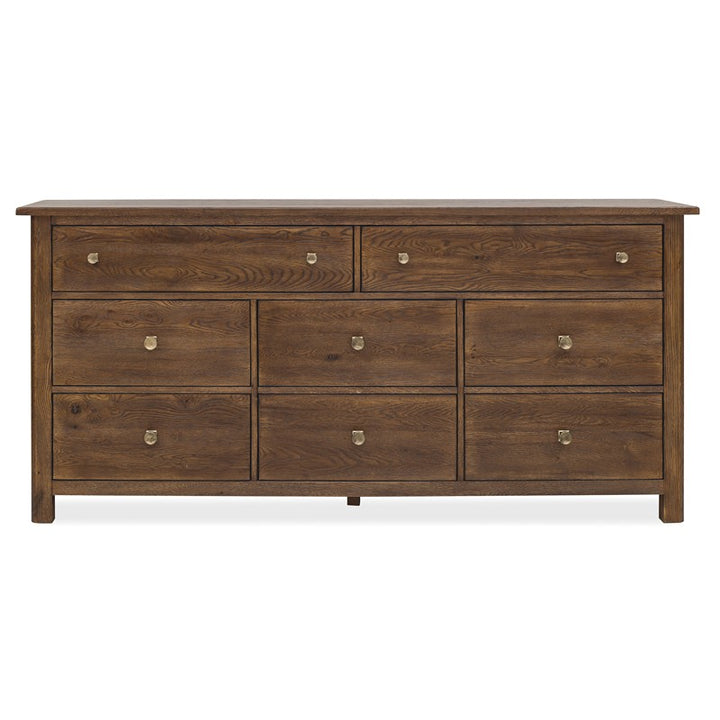 Driftwood - Eight-Drawer Dresser - Worn Saddle