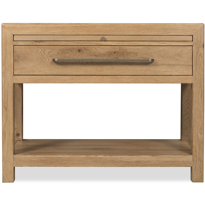 Driftwood - One-Drawer Nightstand With Stone - Buckboard
