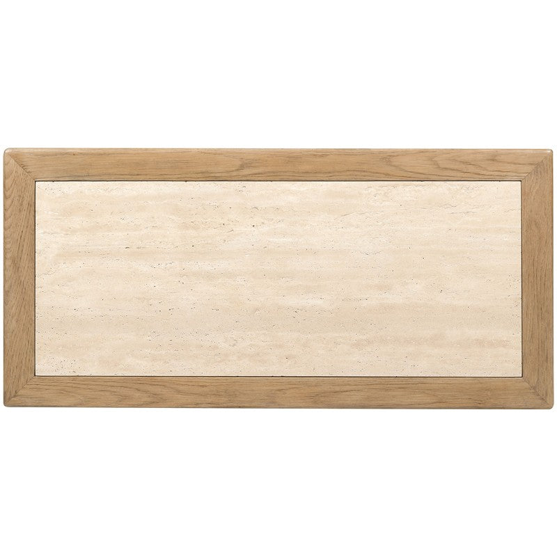 Driftwood - One-Drawer Nightstand With Stone - Buckboard