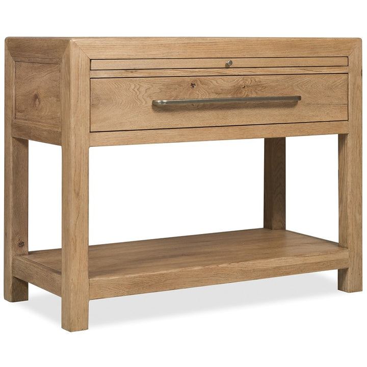 Driftwood - One-Drawer Nightstand With Stone - Buckboard