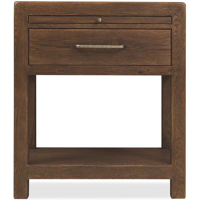 Driftwood - One-Drawer Nightstand - Medium Wood