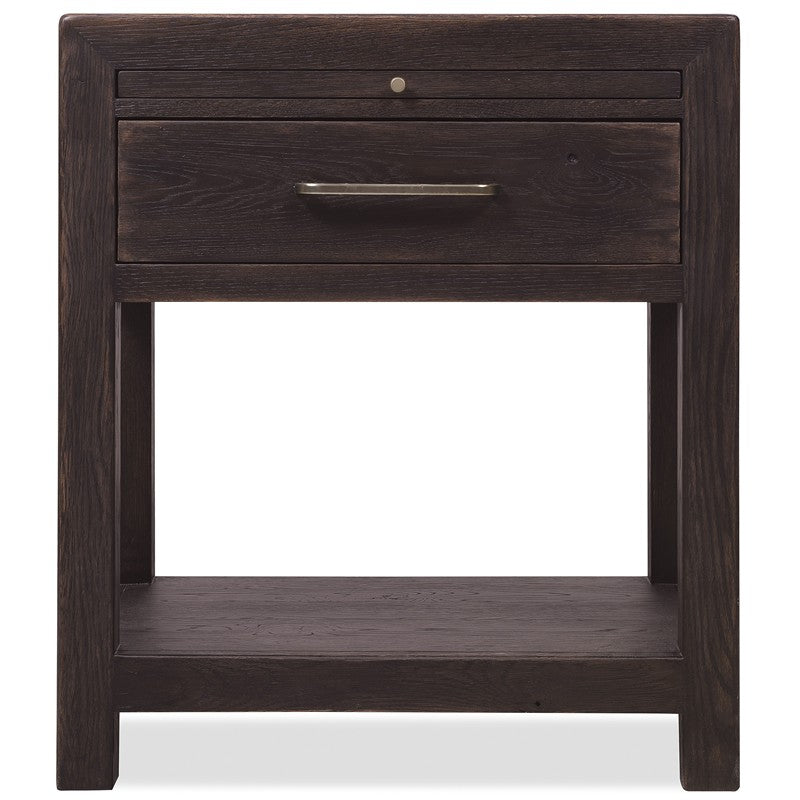 Driftwood - One-Drawer Nightstand - Burnt Timber
