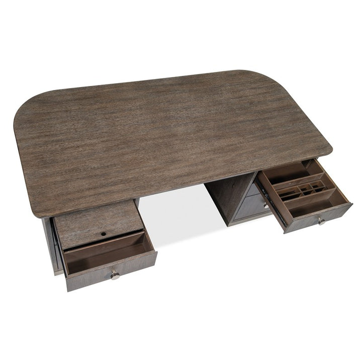 Modern Mood - Executive Desk - Dark Brown