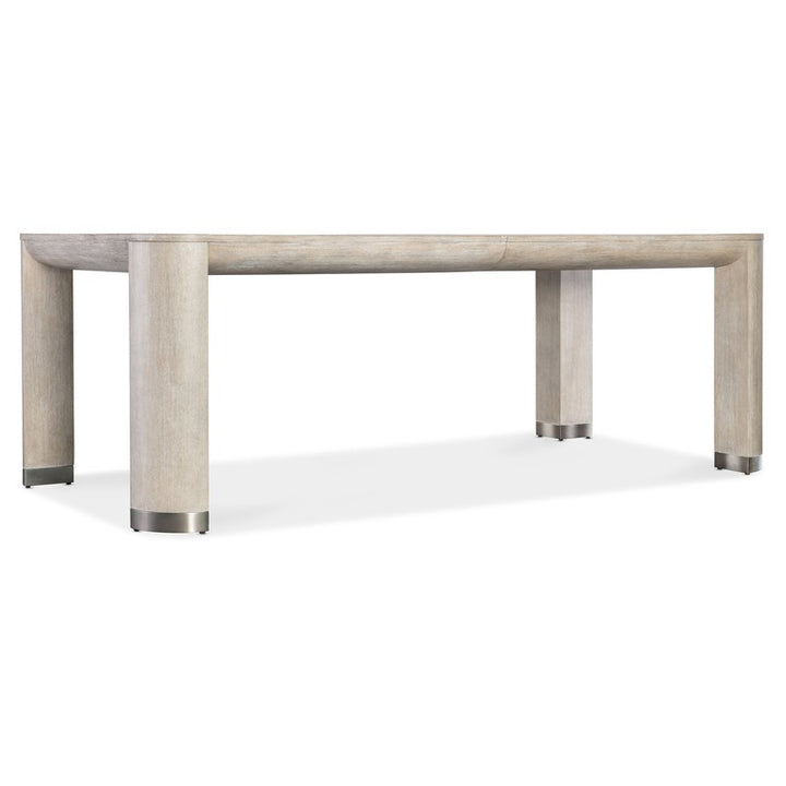 Modern Mood - Leg Dining Table With 1-24" Leaf - Beige