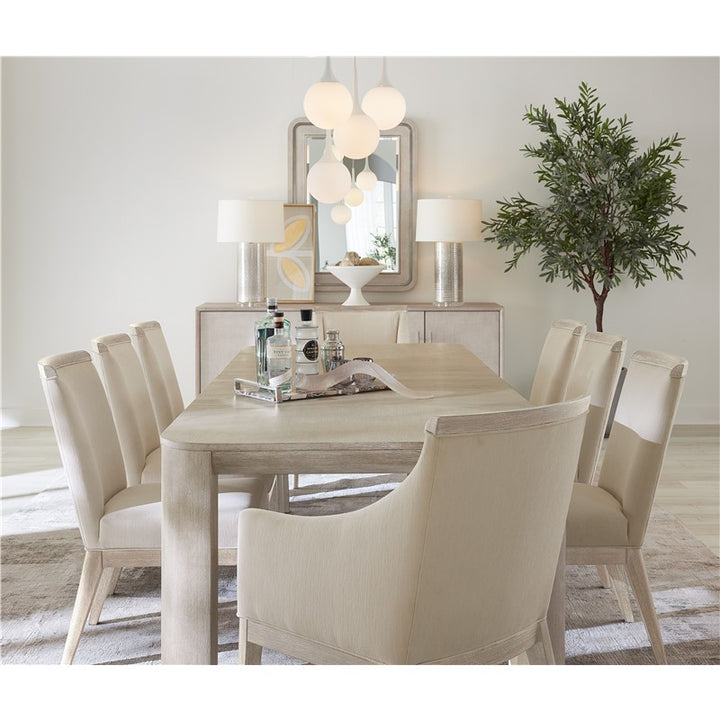 Modern Mood - Leg Dining Table With 1-24" Leaf - Beige