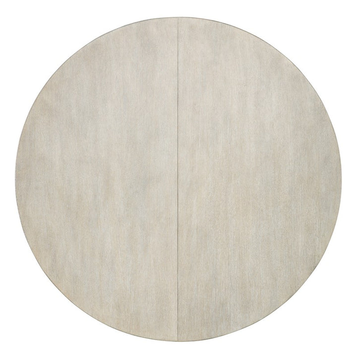 Modern Mood - Round Dining Table With 1-18" Leaf - Beige