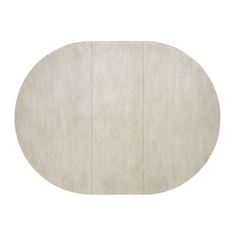 Modern Mood - Round Dining Table With 1-18" Leaf - Beige