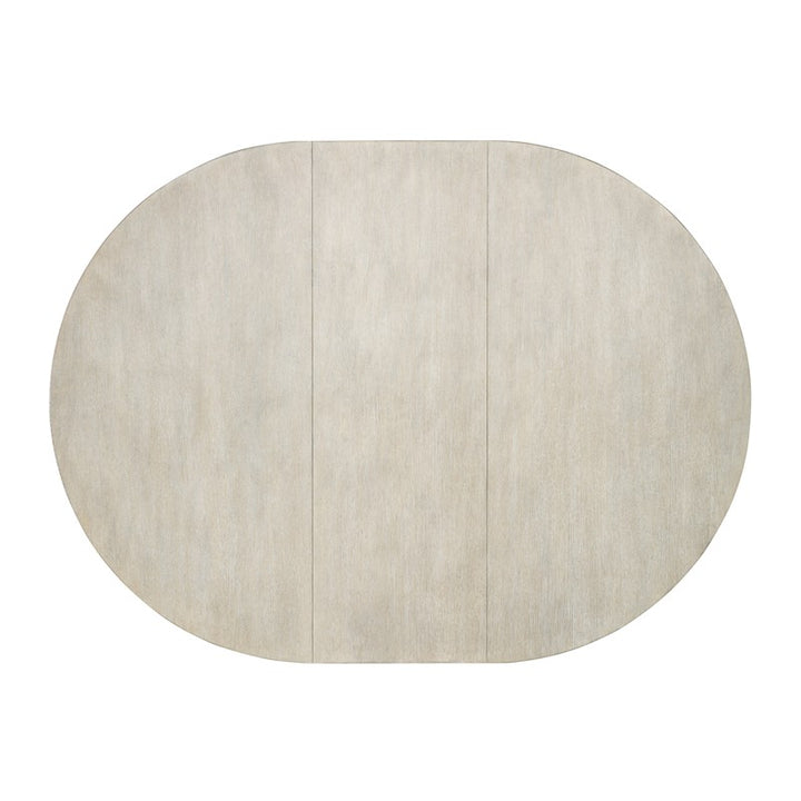 Modern Mood - Round Dining Table With 1-18" Leaf - Beige