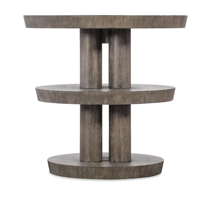 Modern Mood - Round Side Table - Dark Brown