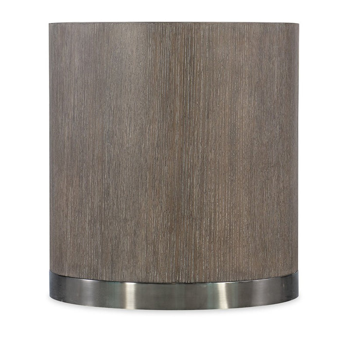 Modern Mood - Round End Table - Dark Brown