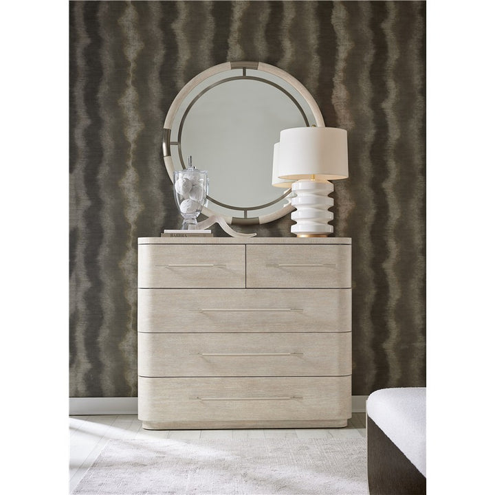 Modern Mood - Round Mirror - Beige