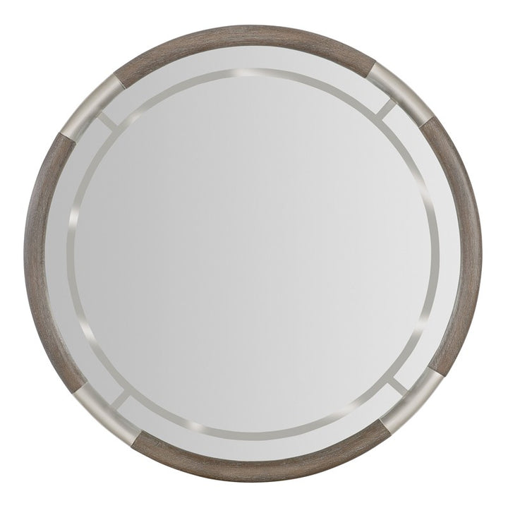 Modern Mood - Round Mirror - Dark Brown