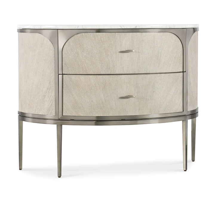 Modern Mood - Two-Drawer Nightstand - Beige