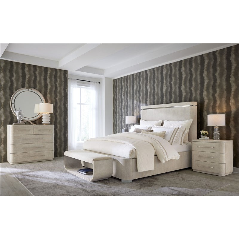 Modern Mood - Queen Panel Bed - Beige