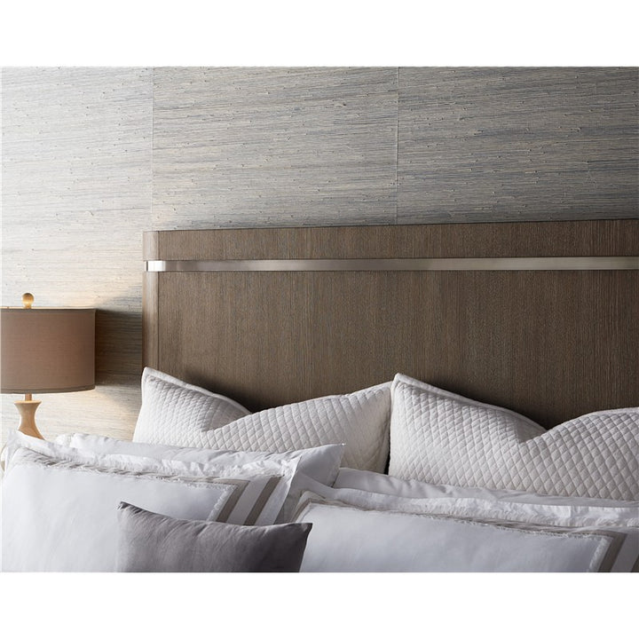 Modern Mood - King Panel Bed - Dark Brown
