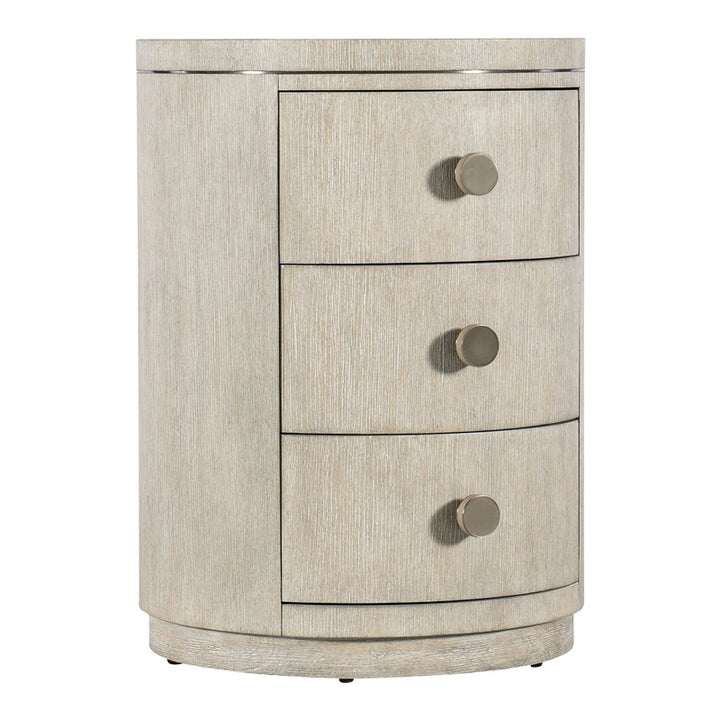 Modern Mood - Round Nightstand - Beige