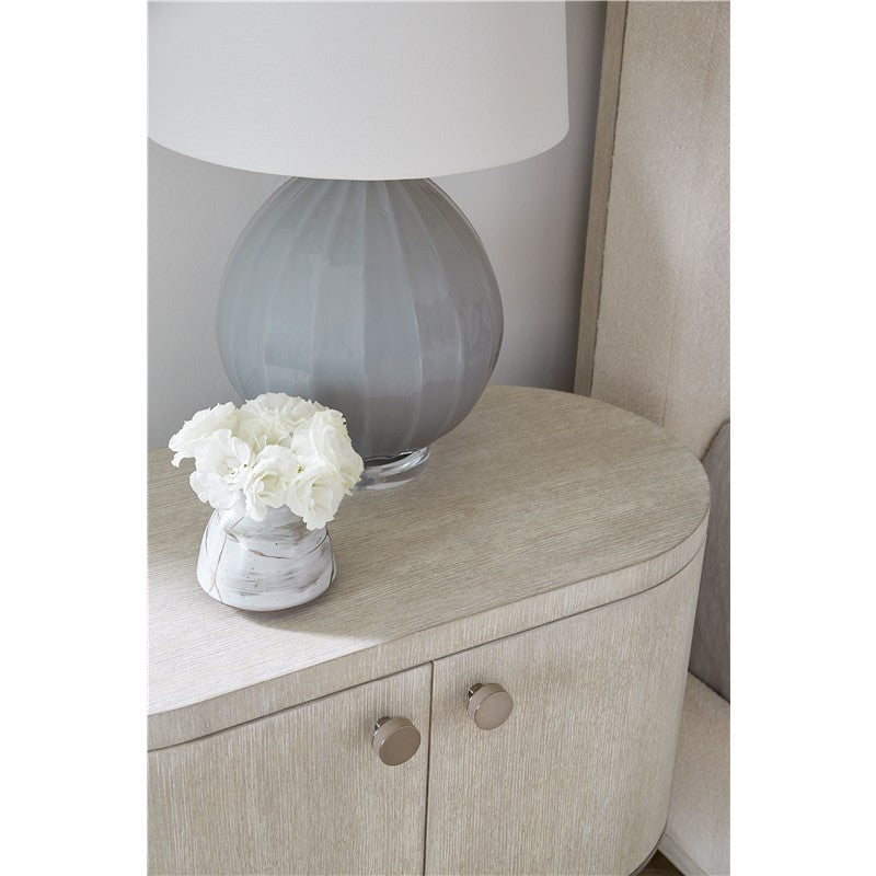 Modern Mood - Oval Nightstand - Beige