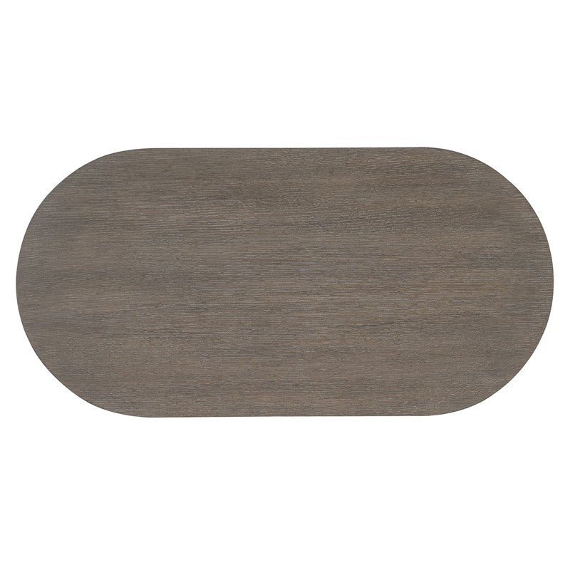 Modern Mood - Oval Nightstand - Dark Brown