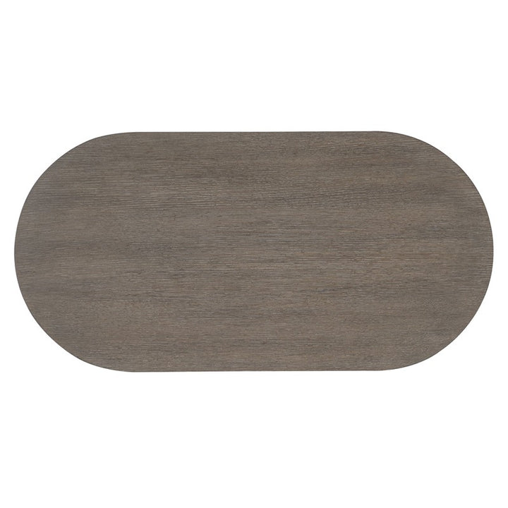 Modern Mood - Oval Nightstand - Dark Brown
