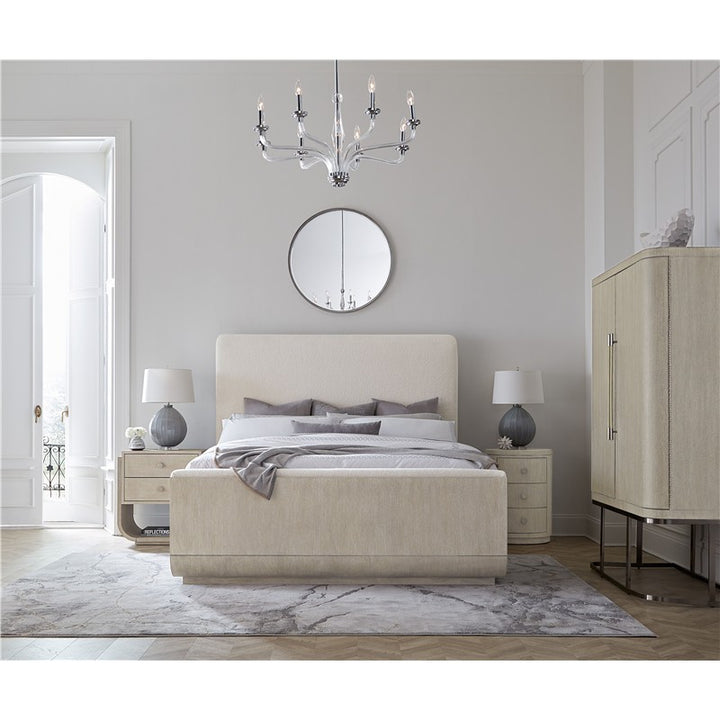 Modern Mood - Two Drawer Nightstand - Beige