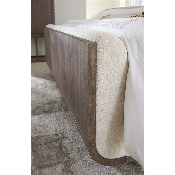 Modern Mood - Queen Upholstered Panel Bed - Mink