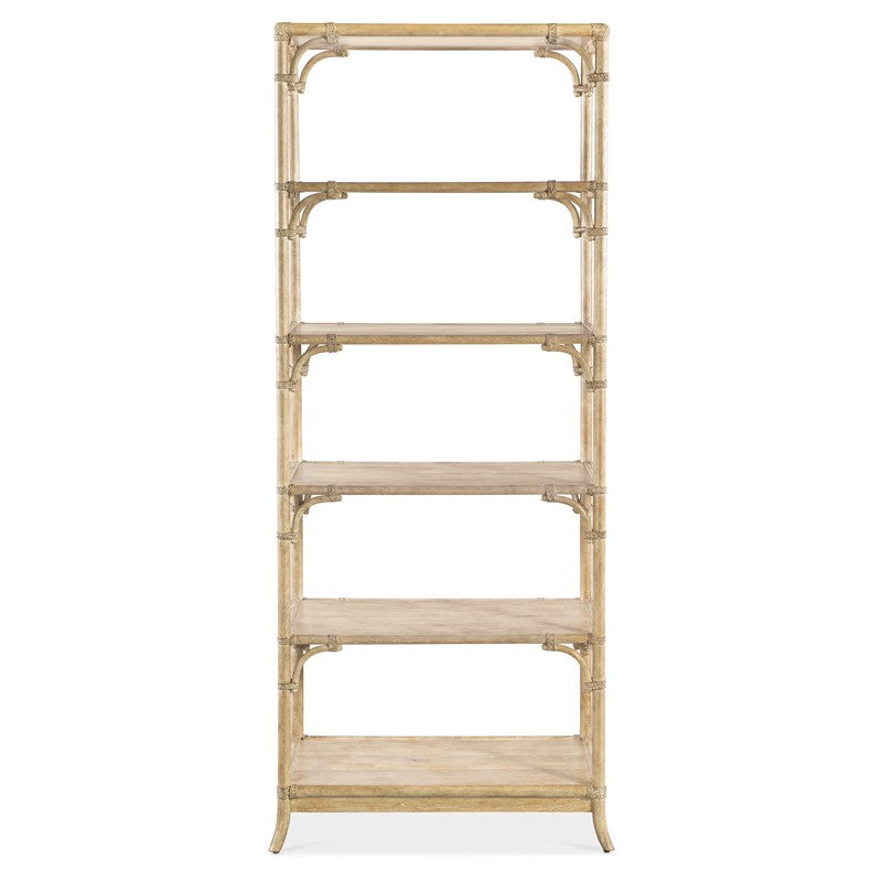 Retreat - Pole Rattan Bookcase - Beige