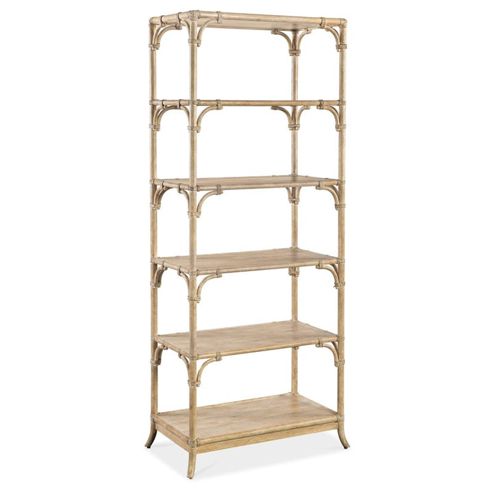 Retreat - Pole Rattan Bookcase - Beige
