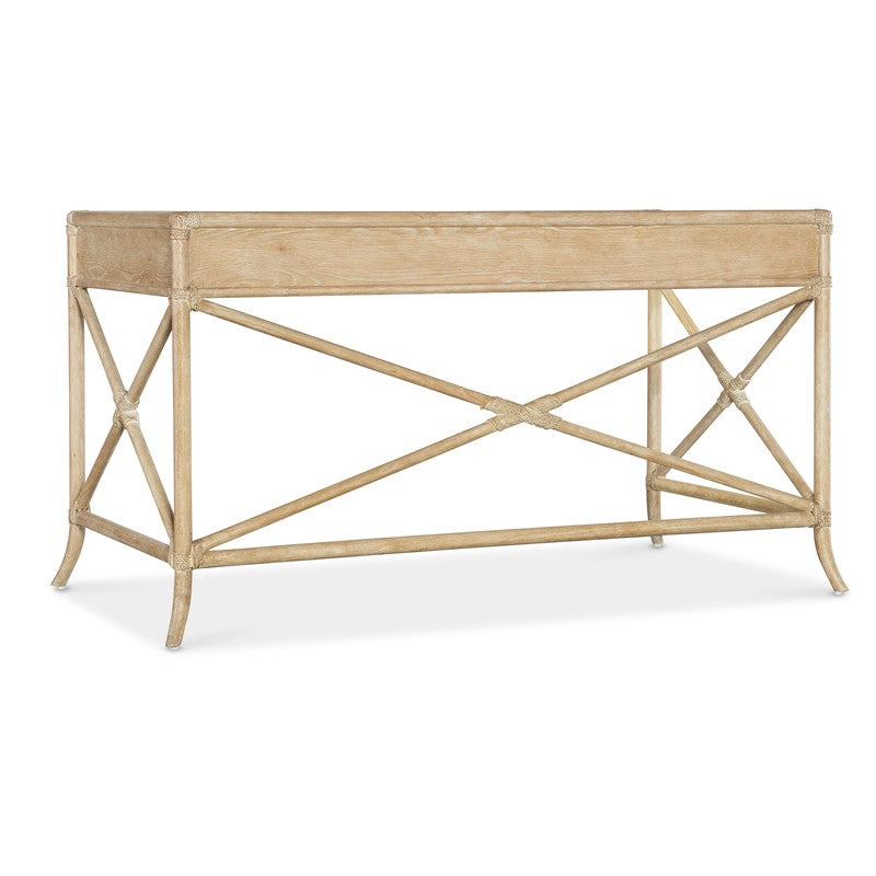 Retreat - Pole Rattan Writing Desk - Beige