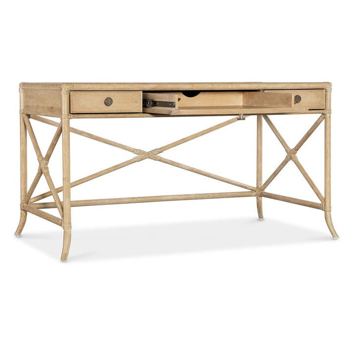 Retreat - Pole Rattan Writing Desk - Beige
