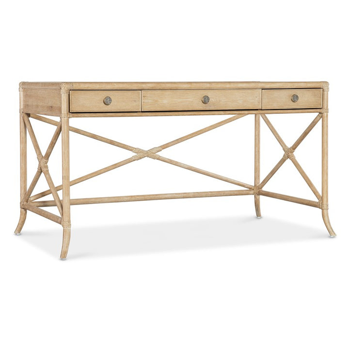Retreat - Pole Rattan Writing Desk - Beige