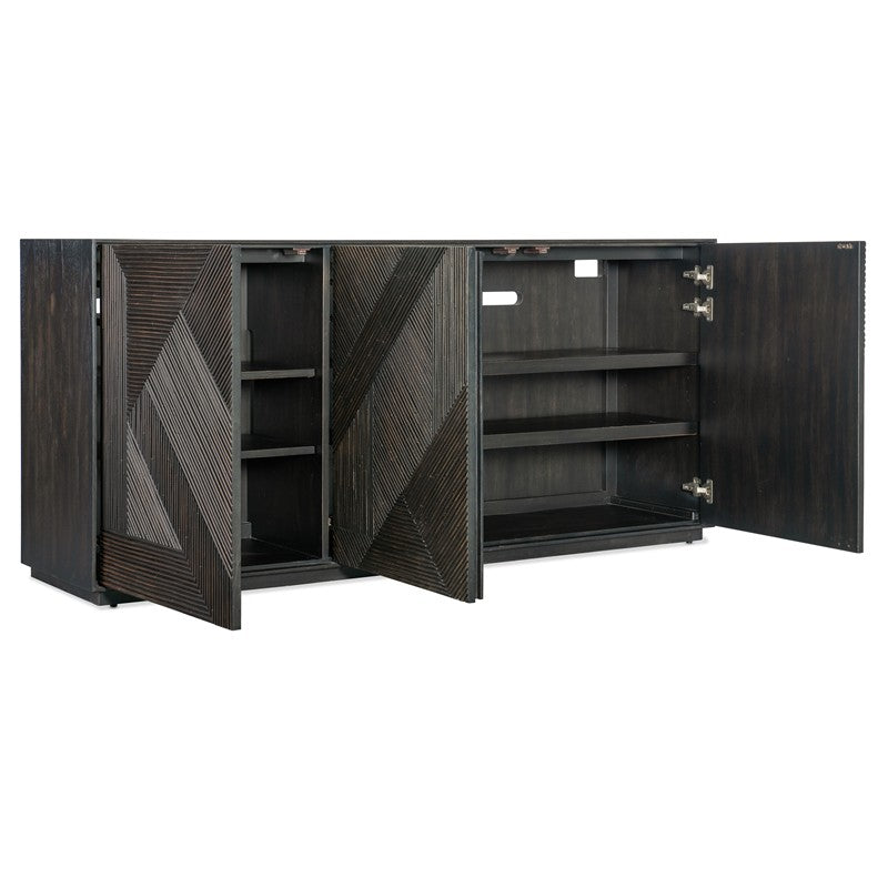 Retreat - Entertainment Credenza - Dark Brown