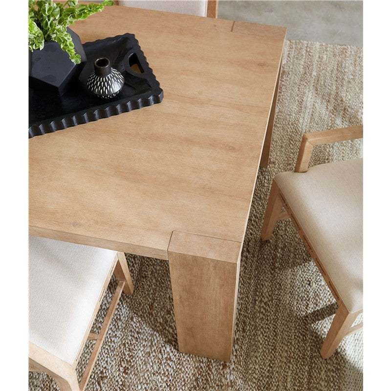Retreat - Rectangle Dining Table With 1-22" Leaf - Beige