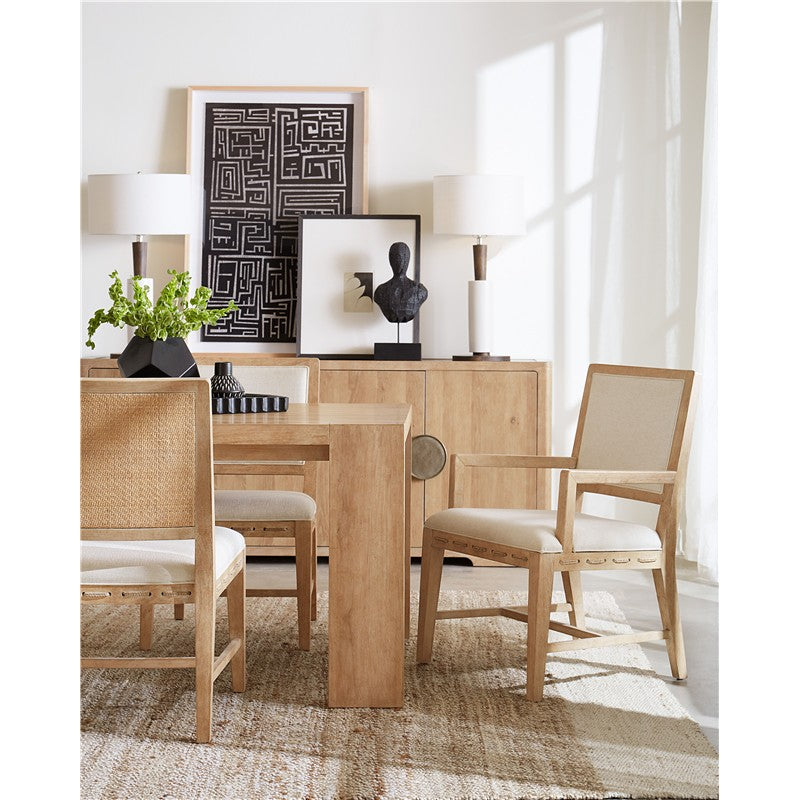 Retreat - Rectangle Dining Table With 1-22" Leaf - Beige