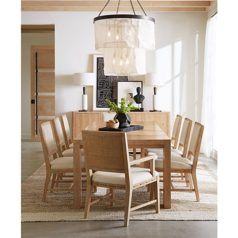 Retreat - Rectangle Dining Table With 1-22" Leaf - Beige