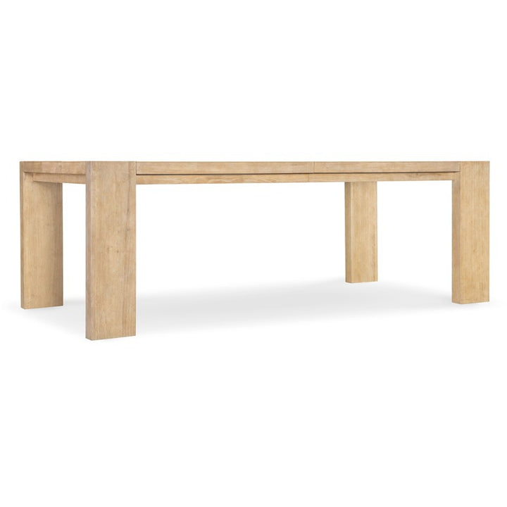 Retreat - Rectangle Dining Table With 1-22" Leaf - Beige