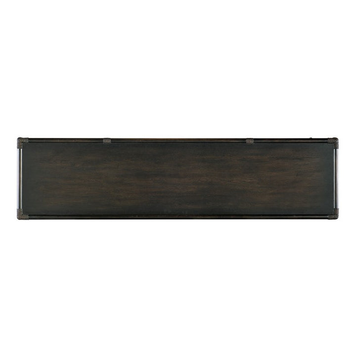 Retreat - Pole Rattan Sideboard - Black