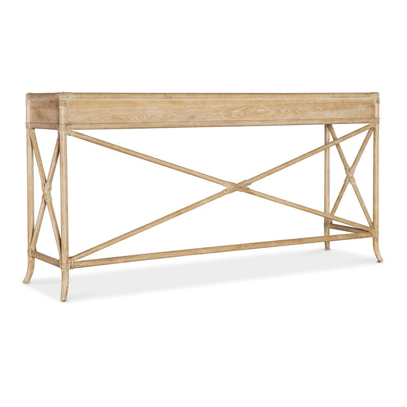 Retreat - Pole Rattan Console - Beige