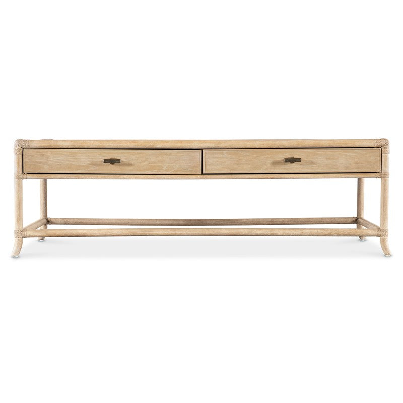Retreat - Pole Rattan Cocktail Table - Beige