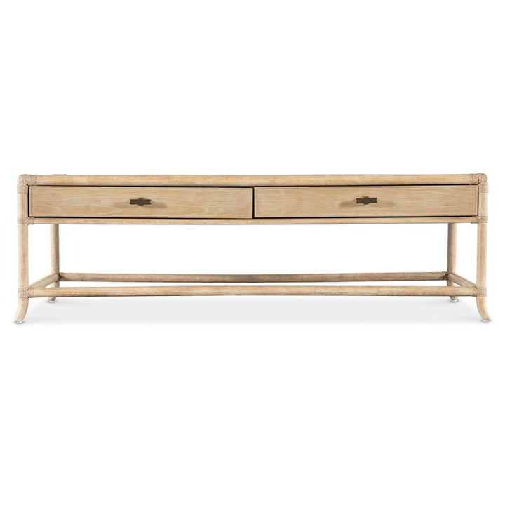 Retreat - Pole Rattan Cocktail Table - Beige