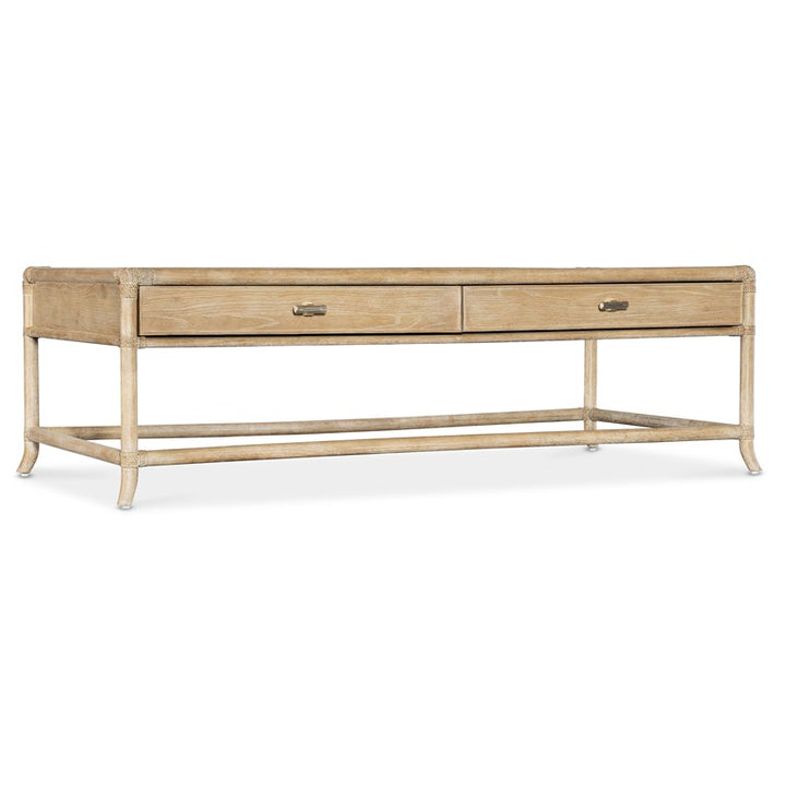 Retreat - Pole Rattan Cocktail Table - Beige