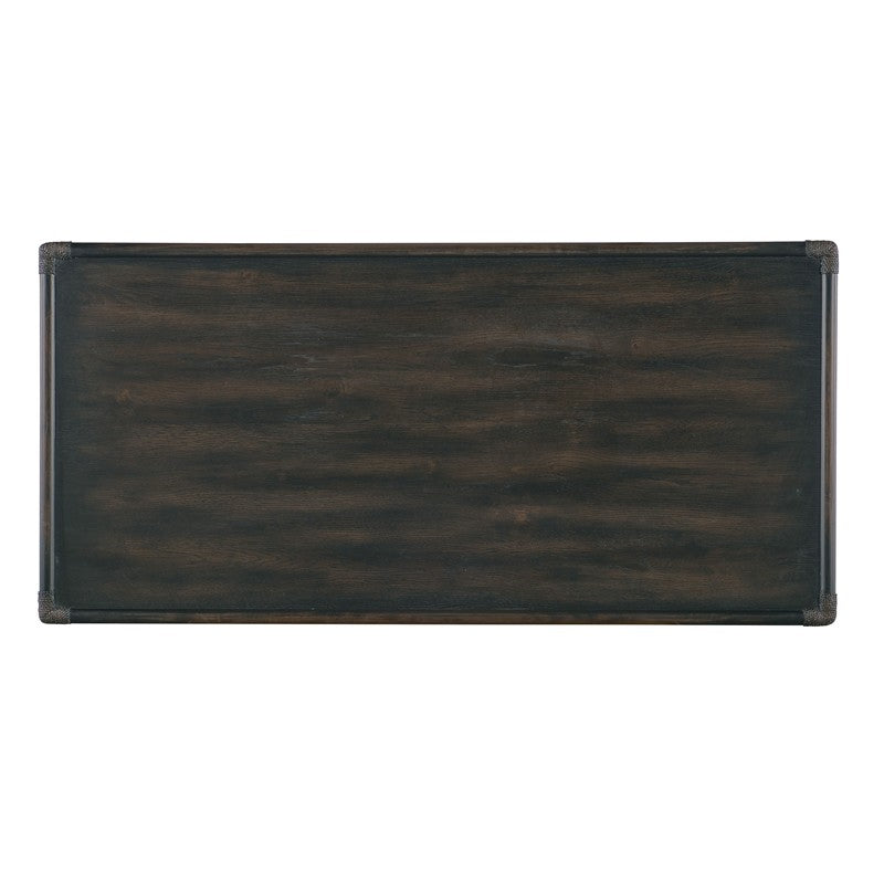 Retreat - Pole Rattan Cocktail Table - Dark Brown