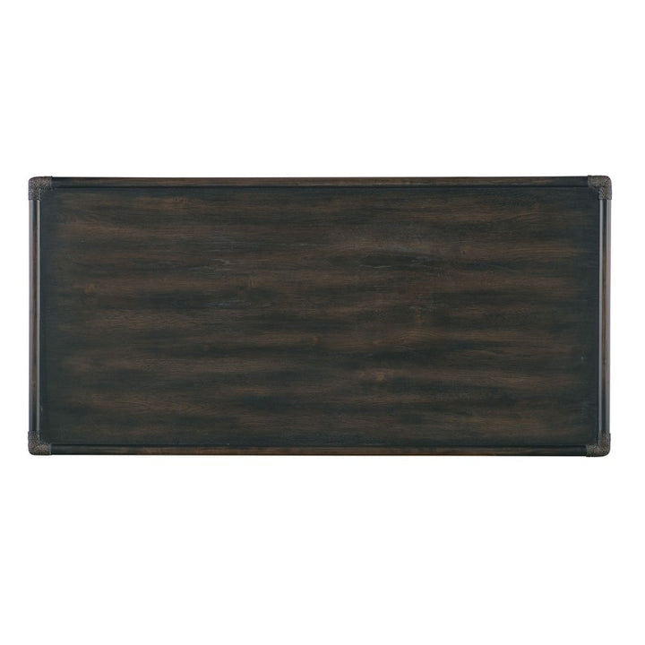 Retreat - Pole Rattan Cocktail Table - Dark Brown