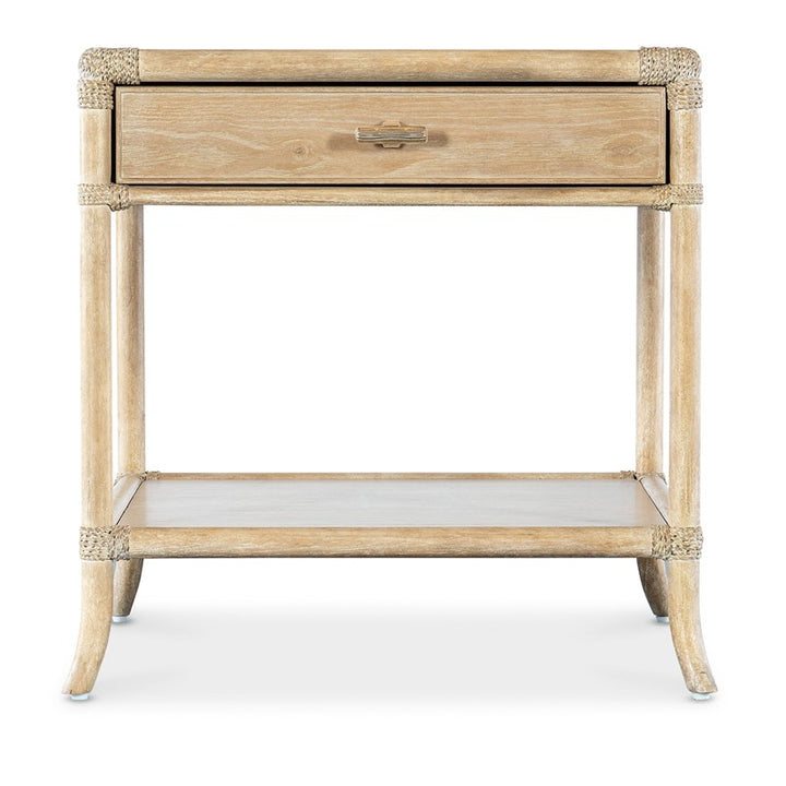 Retreat - Pole Rattan End Table - Beige
