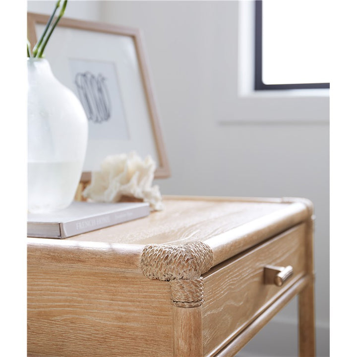 Retreat - Pole Rattan End Table - Beige