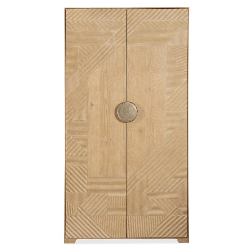 Retreat - Split Rattan Wardrobe - Beige